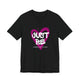 Just Be: Graffiti Dark Pink Heart Women's T-Shirt