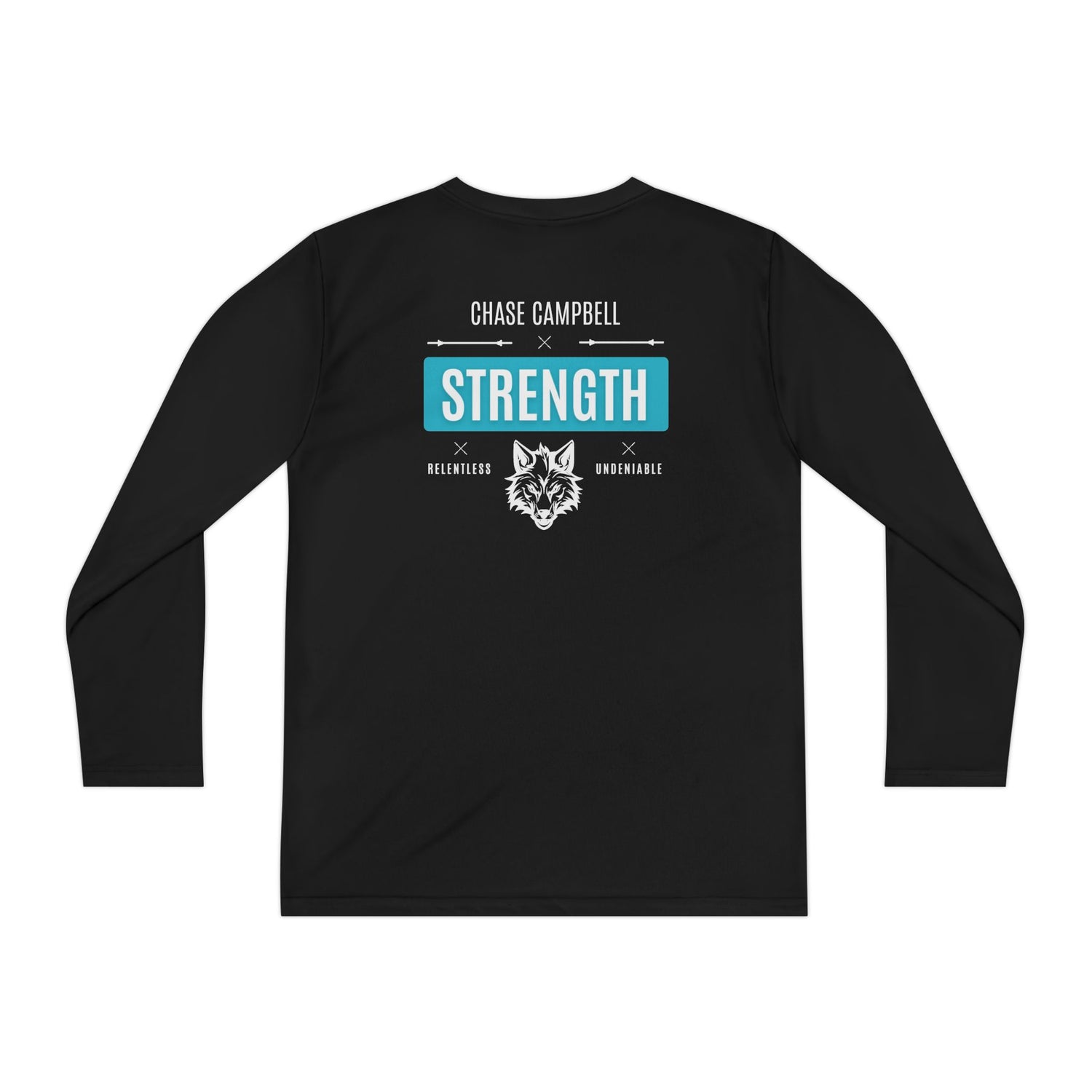 Custom CHASE CAMPBELL Youth Long Sleeve Competitor Tee