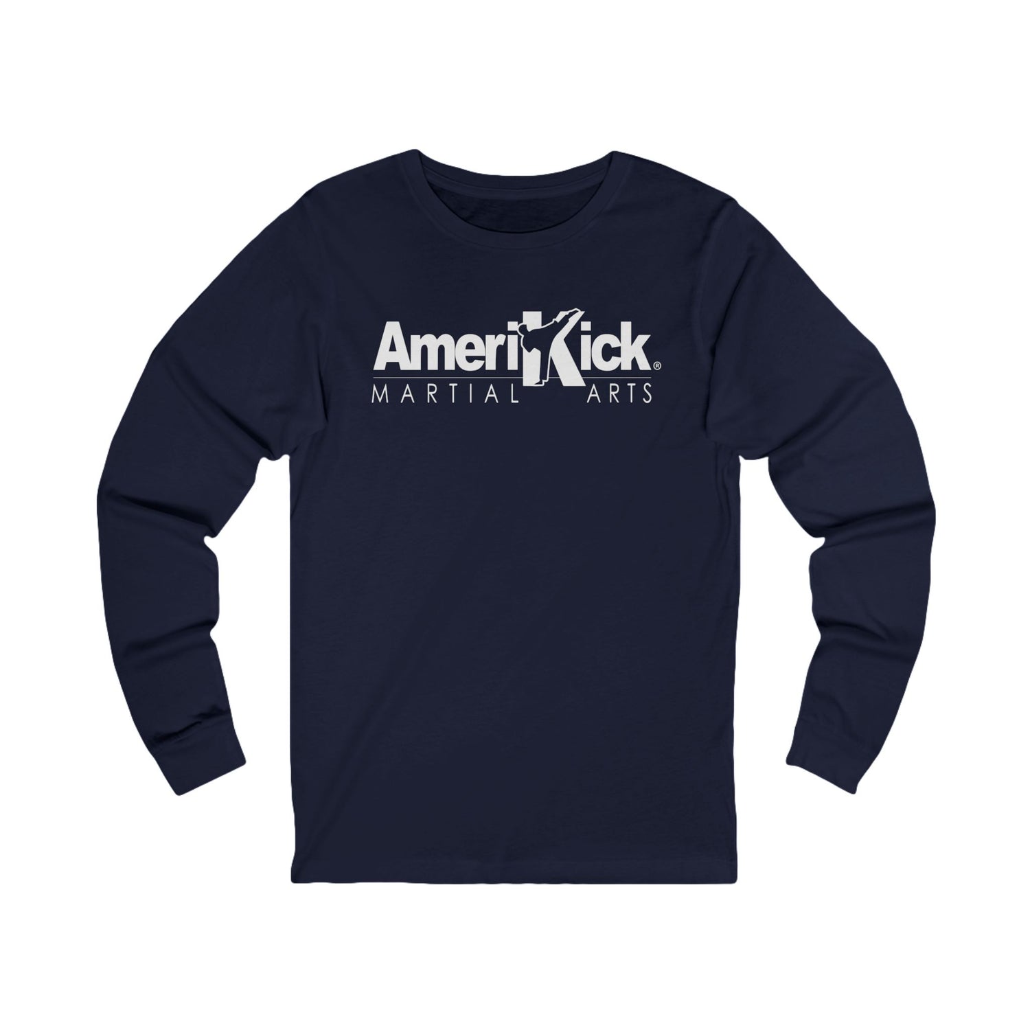 Adult Unisex Long Sleeve Tee - AmeriKick Varsity Style