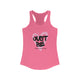 Just Be: Graffiti Pink Heart Women's Racerback Tank