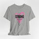 Strong is Beautiful (Heart & Wolf): Unisex T-Shirt