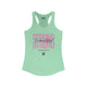 Strong Is Beautiful (Wolf Icon): Women's Racerback Tank