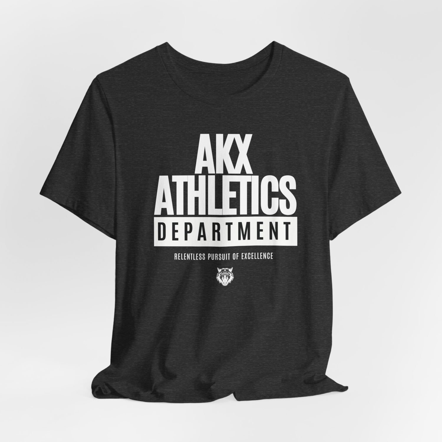 AKX Athletics Dept. (White Text): Unisex T-Shirt