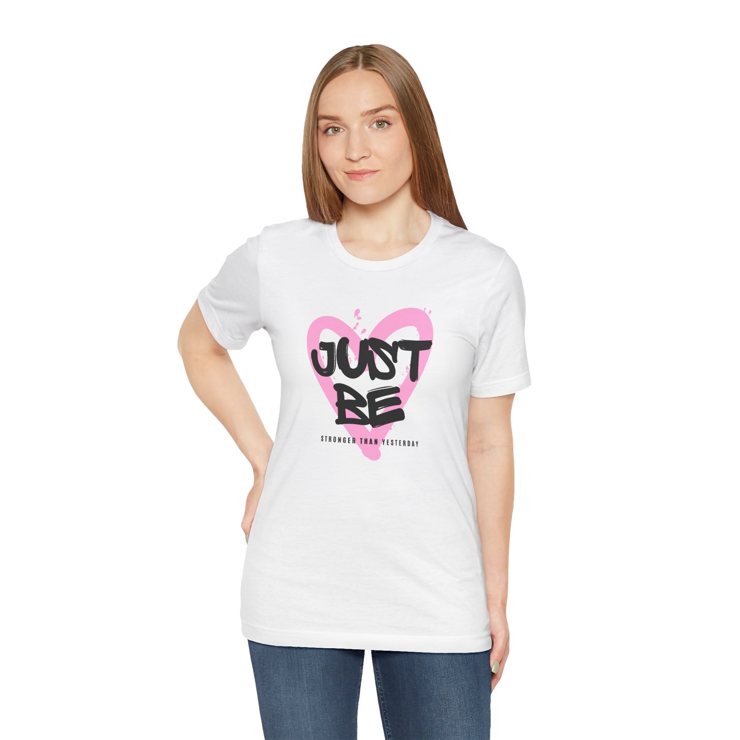 Just Be: Graffiti Pink Heart Women's T-Shirt