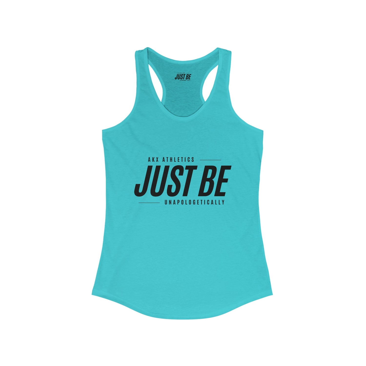 Just Be: Sleek Design Women's Racerback Tank