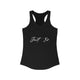 Just Be: Style 2 Script Women's Racerback Tank