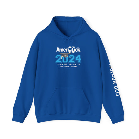 BBX Graduates 2024: Unisex Hoodie With Graduate Names & Black Belt Sleeve