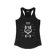 Wolf Motivation Diagram: Women's Racerback Tank (White Text)