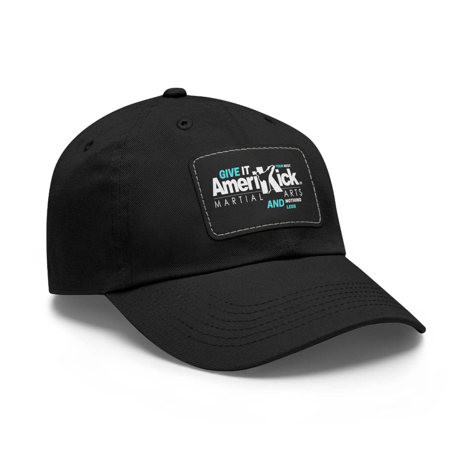 Amerikick Hat with Leather Patch (Rectangle)