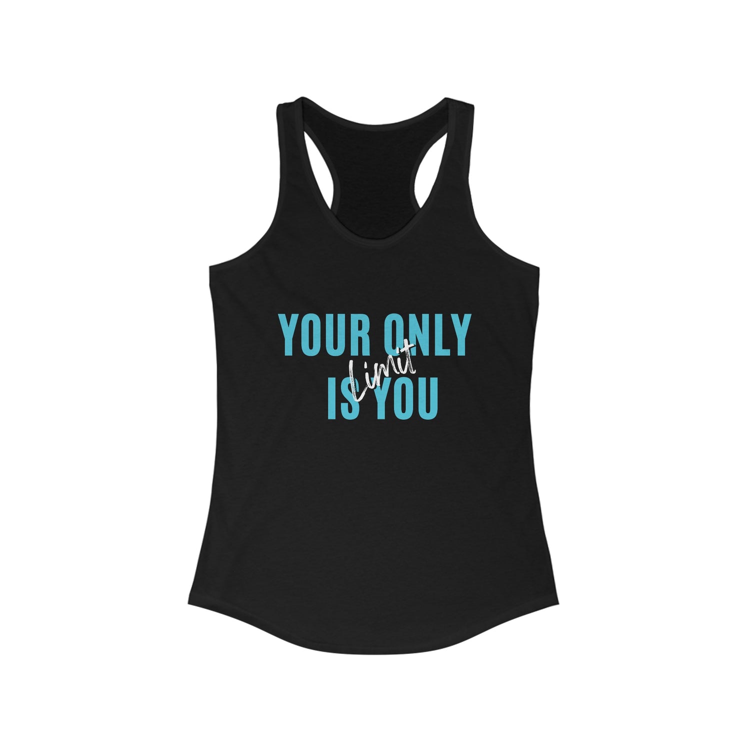 Only Limits: Style 2 Women's Racerback Tank