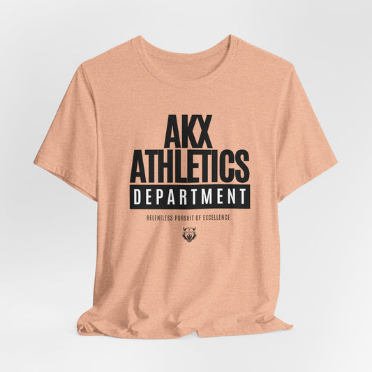 AKX Athletics Dept. (Black Text): Unisex T-Shirt