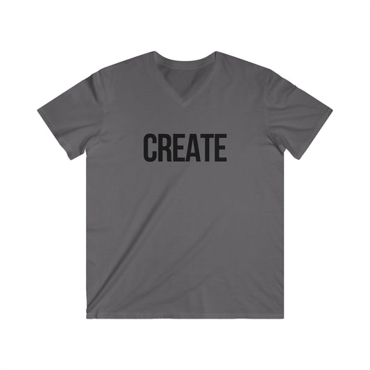 Create Men's Fitted V-Neck