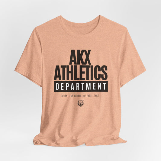 AKX Athelics Dept (Black Text): Unisex T-Shirt