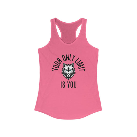 Only Limits Graphic: Women's Racerback Tank