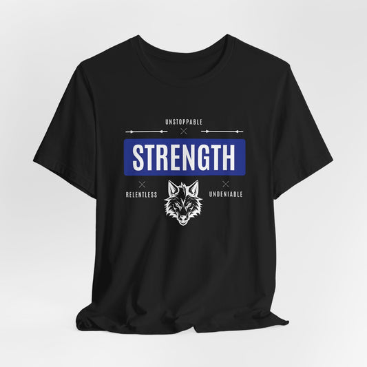 Strength Series: Blue Wolf Unisex T-Shirt