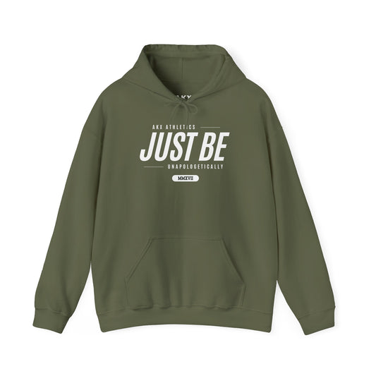 Just Be: Unisex Heavy Blend™ Hooded Sweatshirt, Don't Stop Being You, Mental Fitness Wear, Inspirational Hoodie