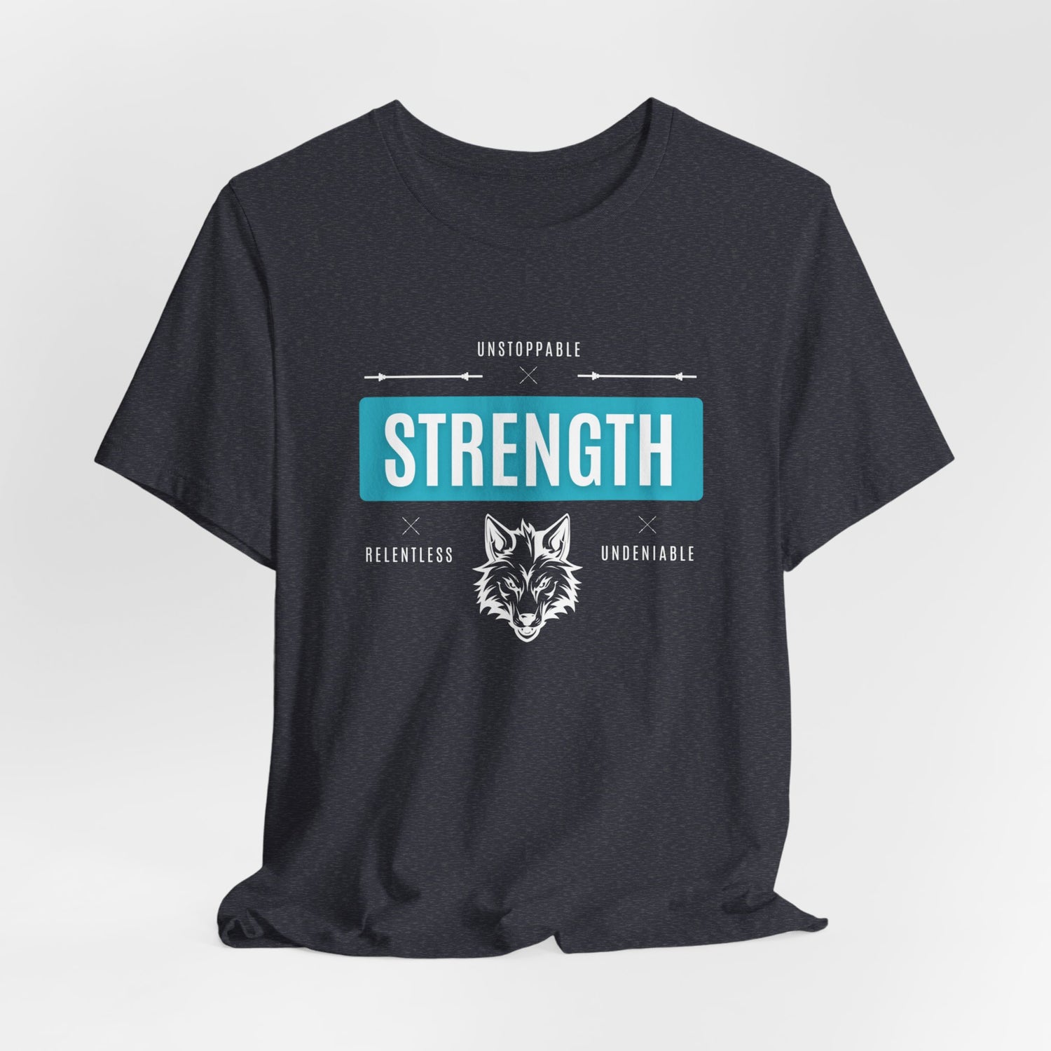 Strength Series: Teal Wolf Unisex T-Shirt