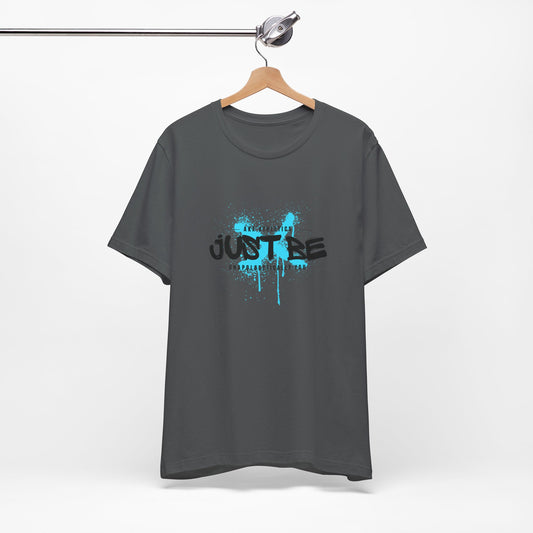 Just Be: Graffiti X-Out Blue Unisex T-Shirt