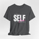 Self Love Big Display: T-Shirt With Heart Design Back