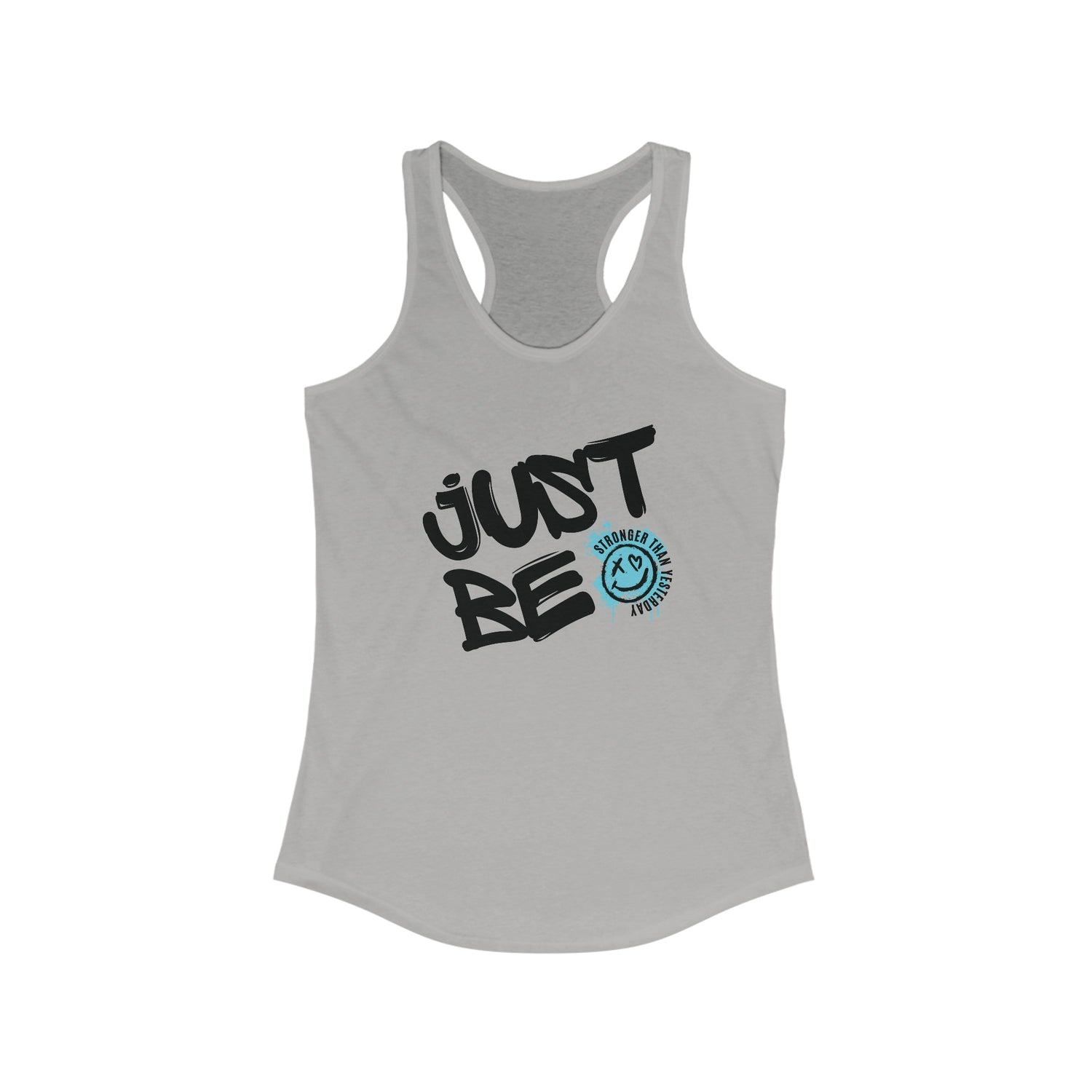 Just Be: Graffiti Smile Women's Racerback Tank