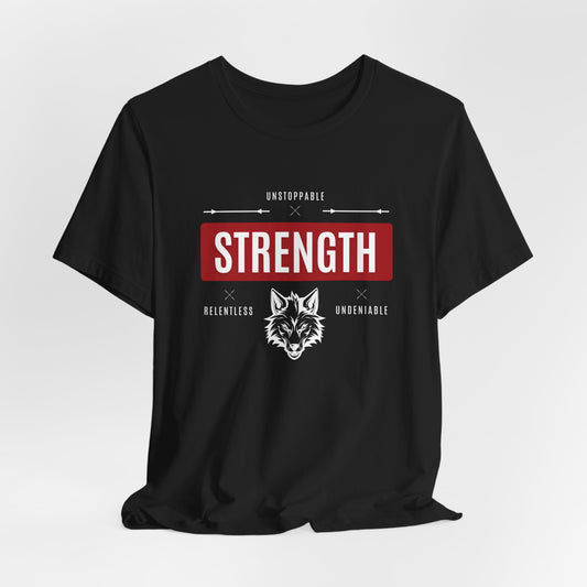 Strength Series: Red Wolf Unisex T-Shirt