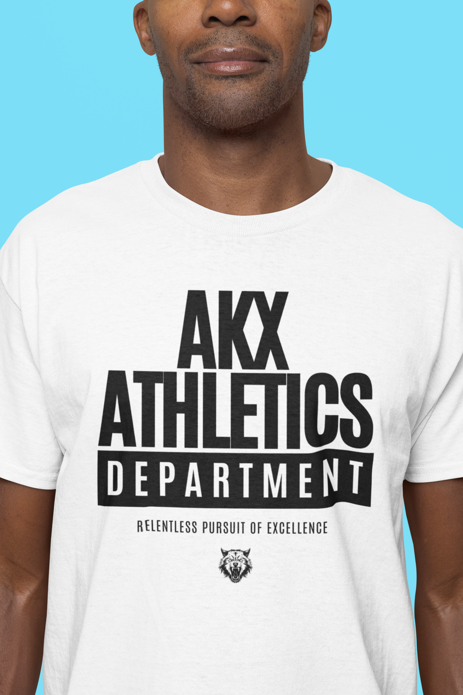 AKX Athelics Dept (Black Text): Unisex T-Shirt