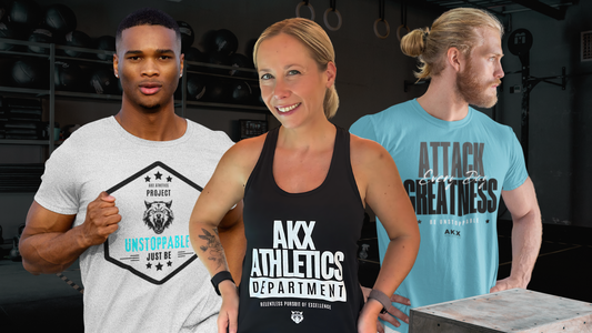 AKX Athletics Dept. (White Text): Women's Racerback Tank